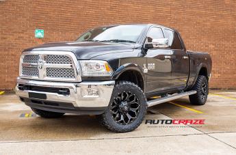 DODGE RAM ASSAULT BLACK MILLED